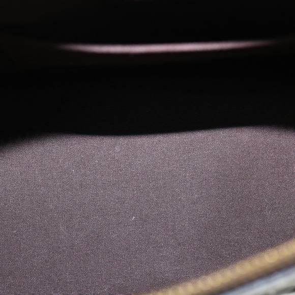 LOUIS VUITTON Vernis Rayure Alma BB HandBag Amarante M91700 Auth bs2951A - Picture 10 of 10